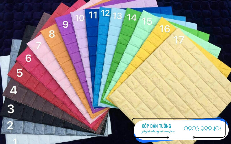 Hướng dẫn tự thi công xốp dán tường 3D